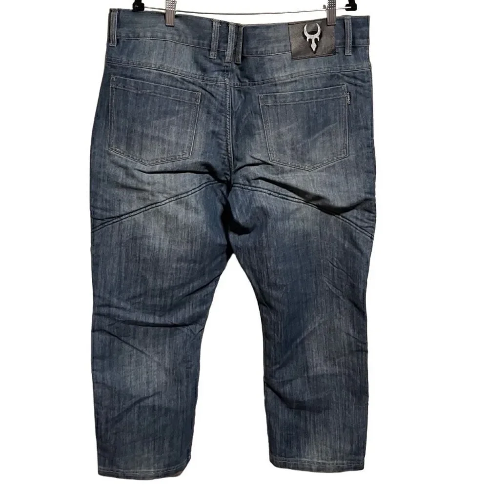 Bull-it -Men’s Riding Motorcycle Medium Wash Jeans Covec Insulated Lined, 42R - Picture 4 of 9